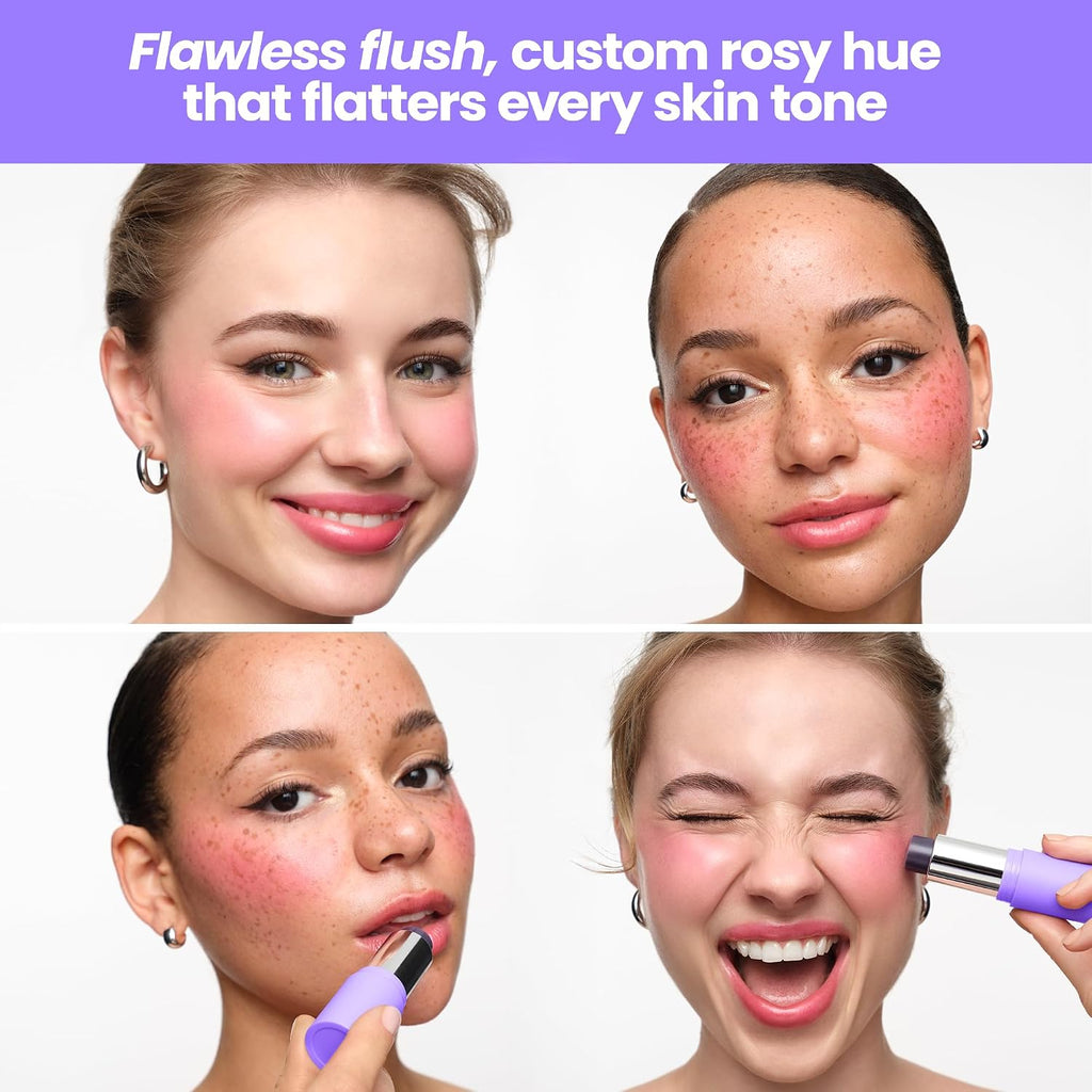 Cream Blush Stick Ph-Activated - Phlush Stick, Blush for Cheeks