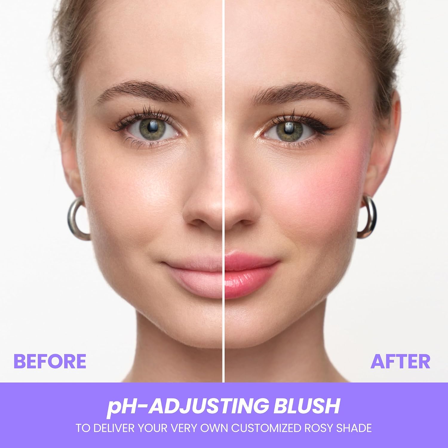 Cream Blush Stick Ph-Activated - Phlush Stick, Blush for Cheeks
