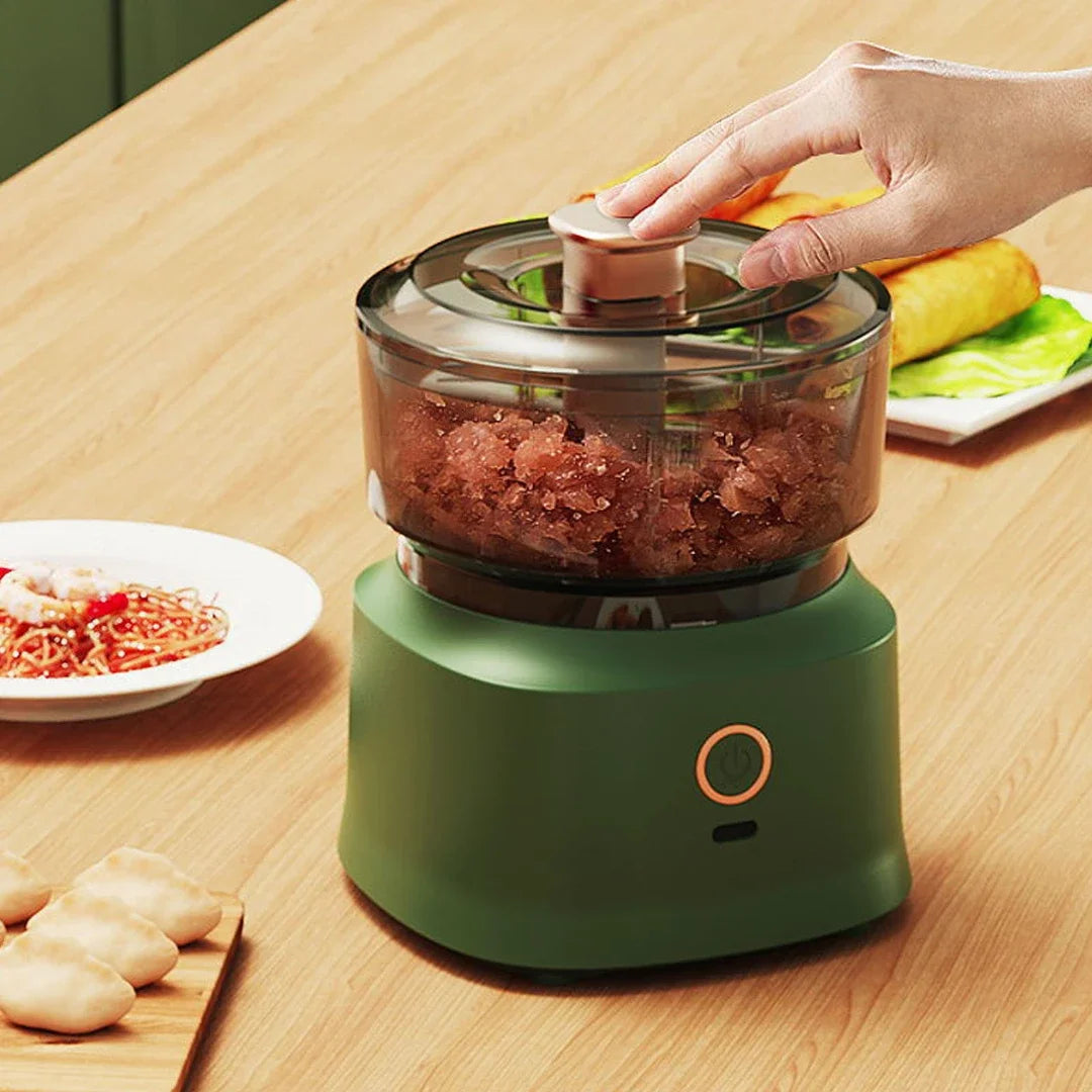 ✨ Mini Electric Food Chopper – 350ML Cordless Garlic & Vegetable Chopper | Compact Kitchen Essential