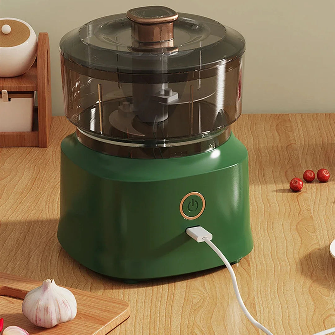 ✨ Mini Electric Food Chopper – 350ML Cordless Garlic & Vegetable Chopper | Compact Kitchen Essential